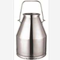 Lidded Stainless Steel Milk Bucket, Plastic Milk Bucket, Stainless Steel Food Bucket