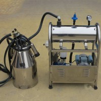 Factory directly sale wholesale price fixed type pail bucket milking machine for dairy farm milking