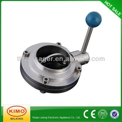 Functional Stainless Steel Butterfly Valve,Butterfly Valve For Milk