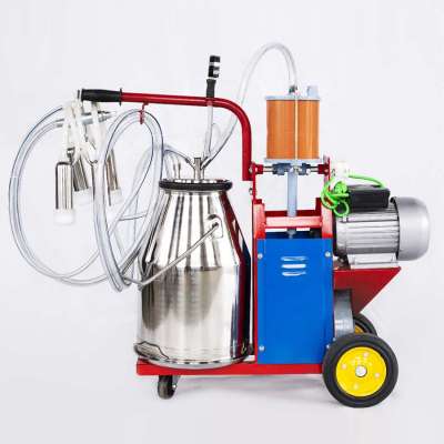 Hot Sale Stoving Paint Piston Mini Single Cow Milk Sucking Machine for India Market